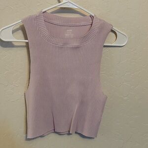Aerie Purple-crop tank. . Excellent condition. Size Large.